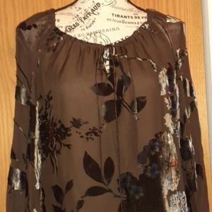 Brown Blouse